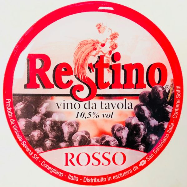 Fusto Restino Rosso gr. 11 lt. 25