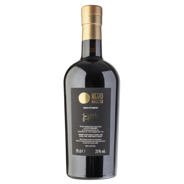 Liquore alla liquirizia nera J.Maestri cl. 70